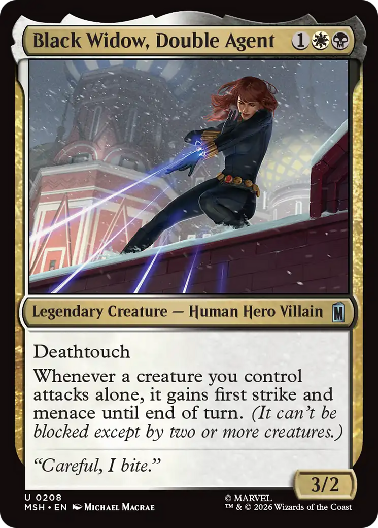 Black Widow, Double Agent [Marvel Super Heroes] | Card Citadel