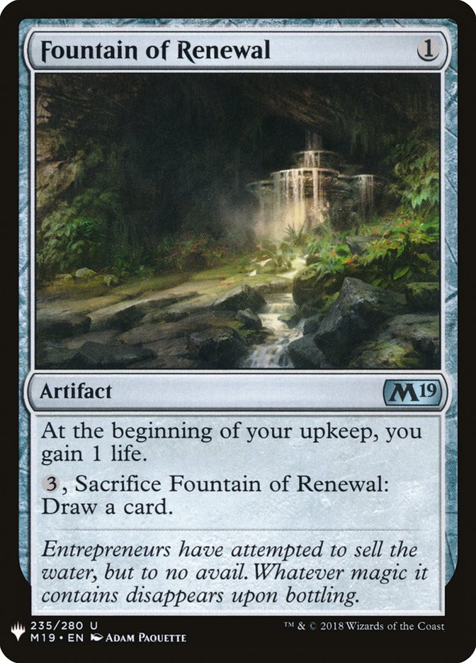 Fountain of Renewal [Mystery Booster] | Card Citadel