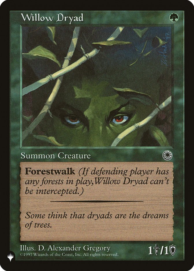 Willow Dryad [The List] | Card Citadel