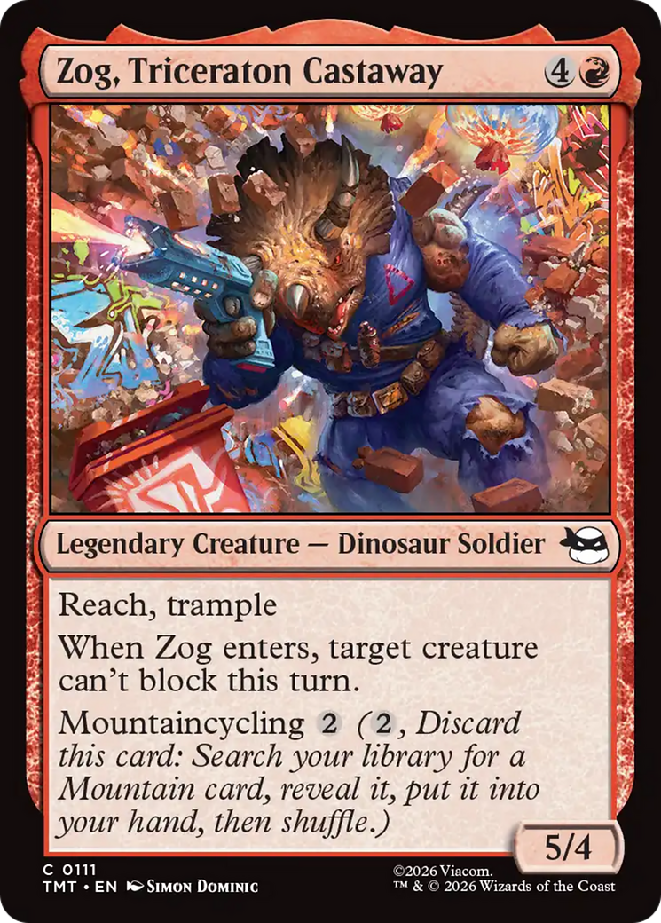 Zog, Triceraton Castaway [Teenage Mutant Ninja Turtles] | Card Citadel