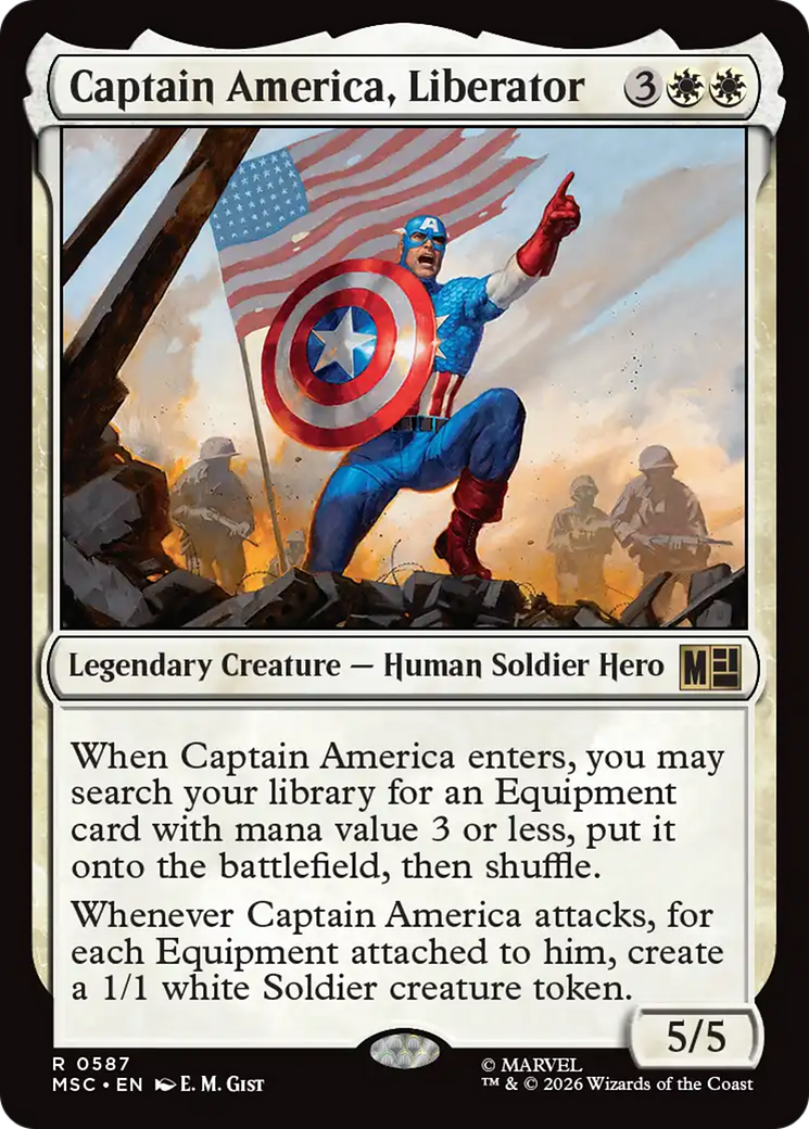 Captain America, Liberator [Marvel Super Heroes Commander] | Card Citadel
