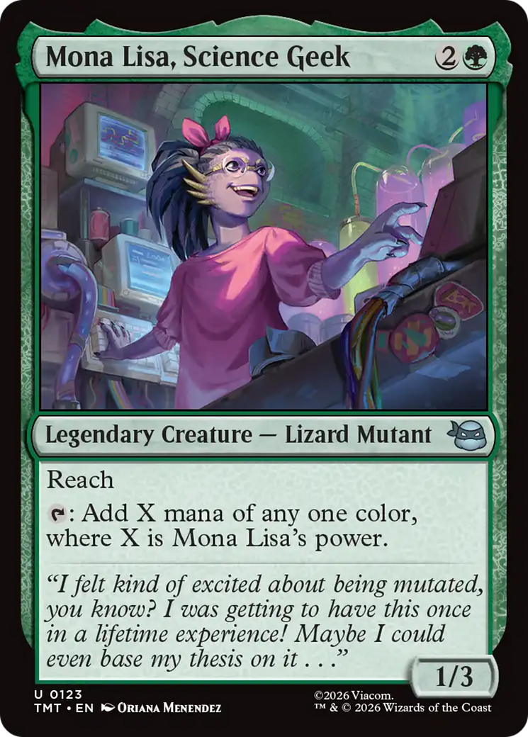 Mona Lisa, Science Geek [Teenage Mutant Ninja Turtles] | Card Citadel