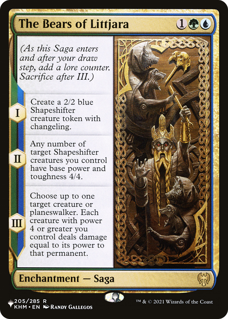 The Bears of Littjara (KHM) [The List] | Card Citadel