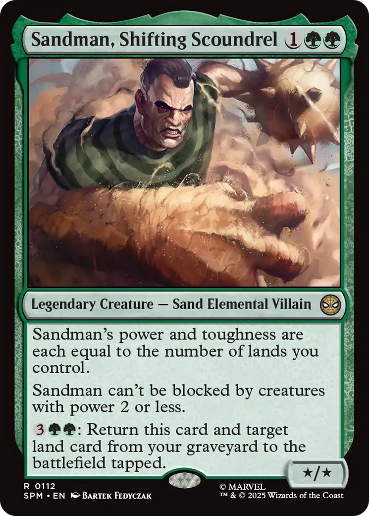 Sandman, Shifting Scoundrel [Marvel's Spider-Man] | Card Citadel