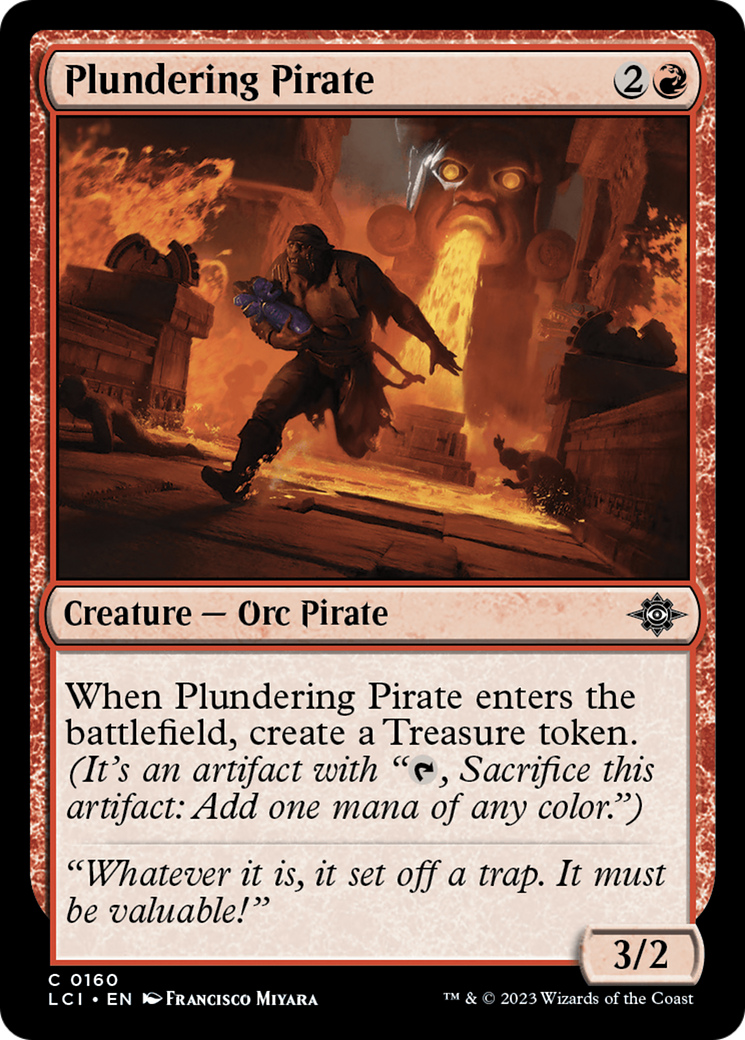 Plundering Pirate [The Lost Caverns of Ixalan] | Card Citadel