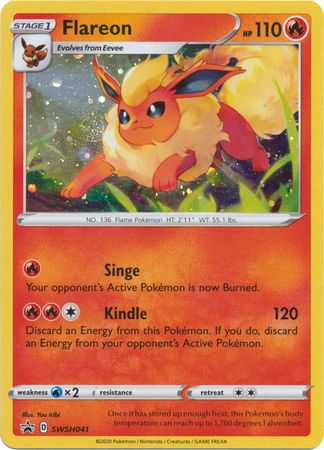 Flareon (SWSH041) [Sword & Shield: Black Star Promos] | Card Citadel