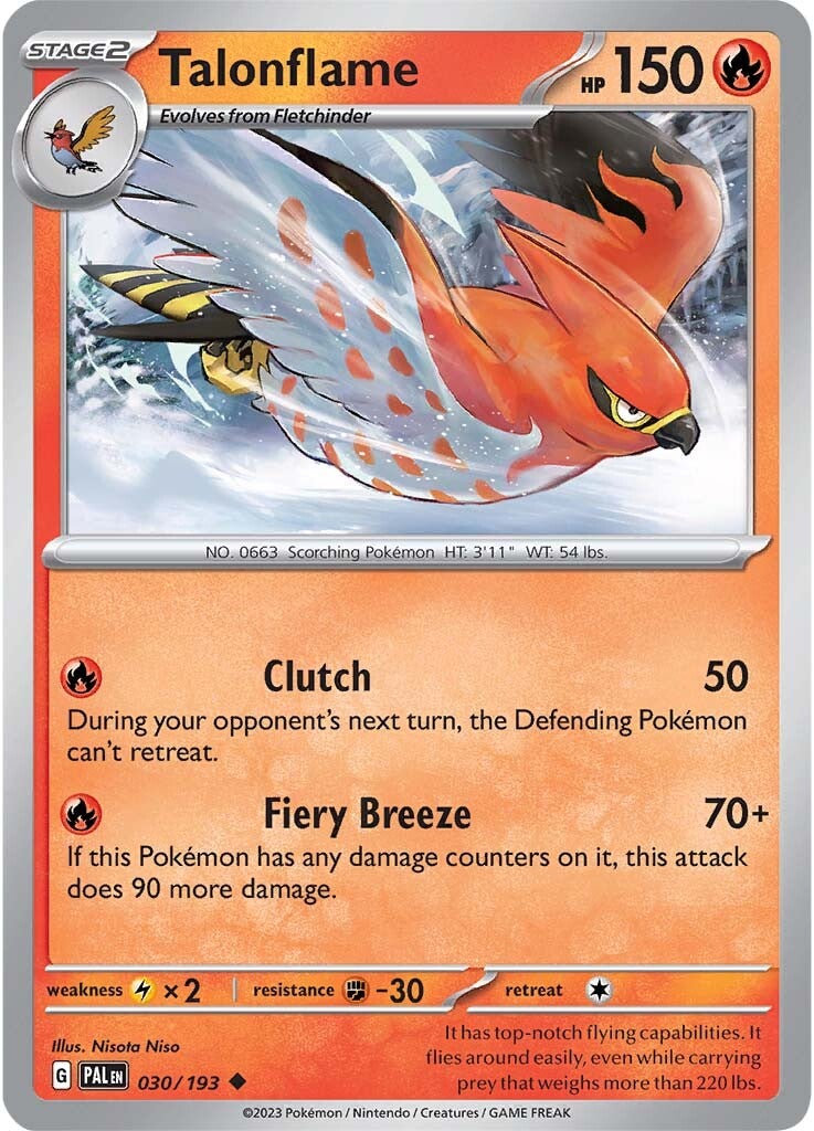 Talonflame (030/193) [Scarlet & Violet: Paldea Evolved] | Card Citadel