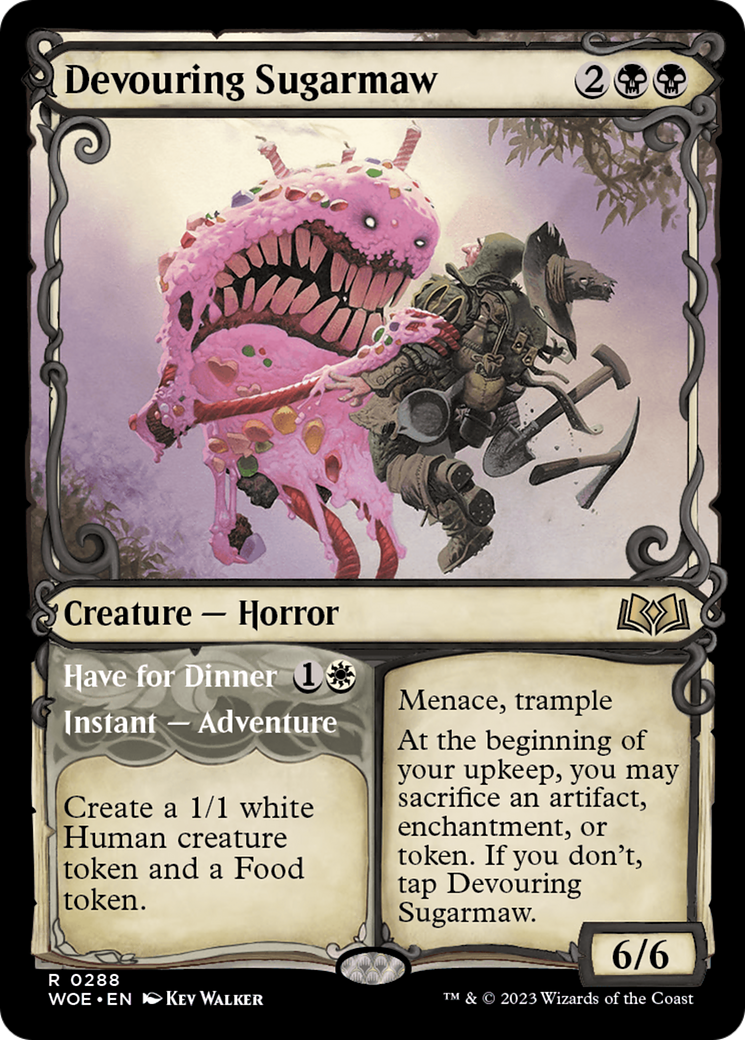 Devouring Sugarmaw // Have For Dinner (Showcase) [Wilds of Eldraine] | Card Citadel