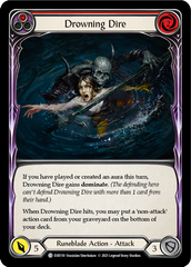 Drowning Dire (Red) [EVR110] (Everfest)  1st Edition Rainbow Foil | Card Citadel