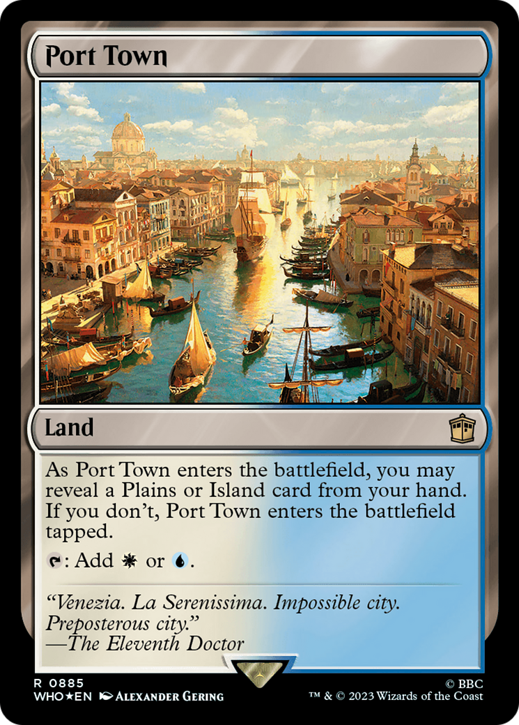 Port Town (Surge Foil) [Doctor Who] | Card Citadel