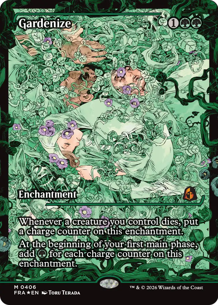 Gardenize (Showcase) (0406) [Reality Fracture] | Card Citadel