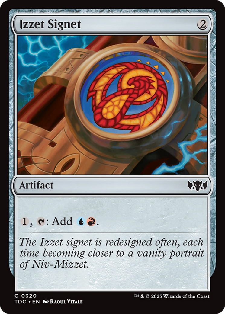Izzet Signet [Tarkir: Dragonstorm Commander] | Card Citadel