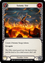 Seismic Stir (Yellow) [EVR031] (Everfest)  1st Edition Rainbow Foil | Card Citadel