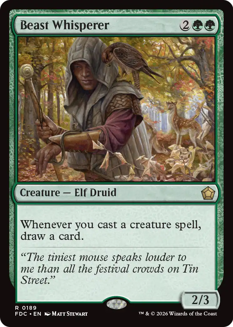Beast Whisperer [Foundations Commander] | Card Citadel