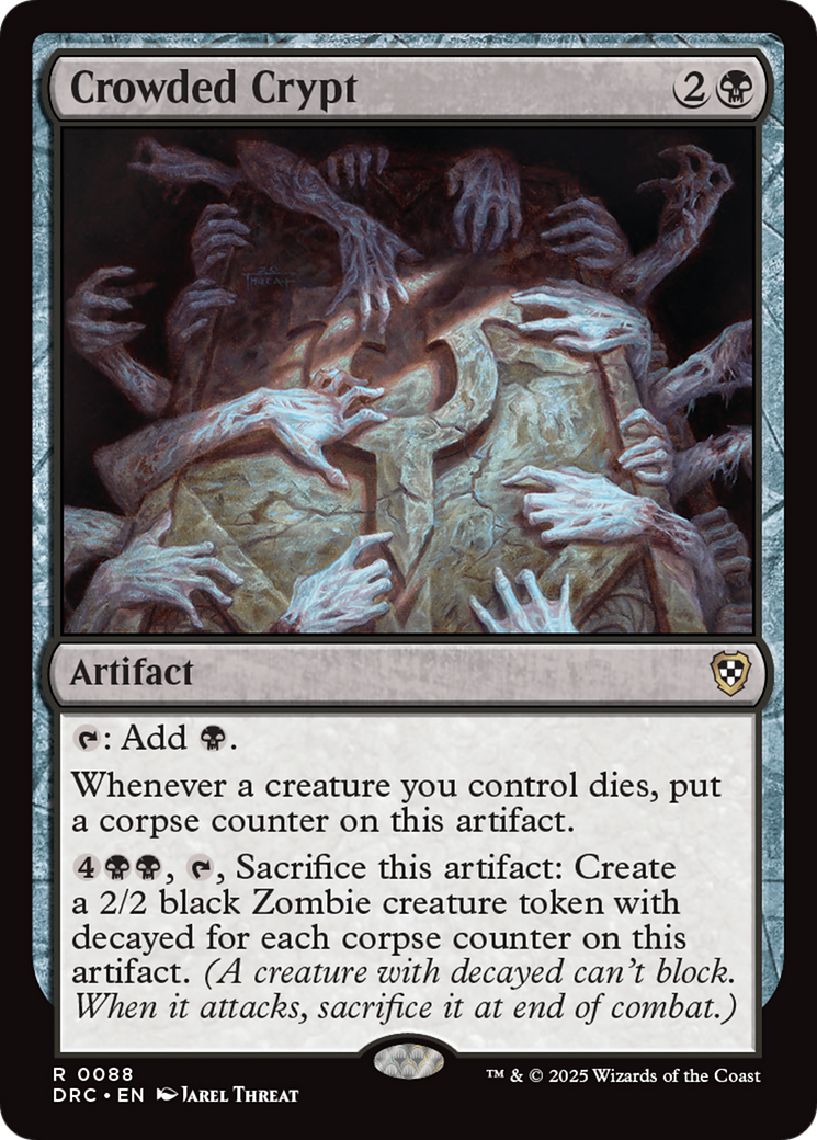 Crowded Crypt [Aetherdrift Commander] | Card Citadel