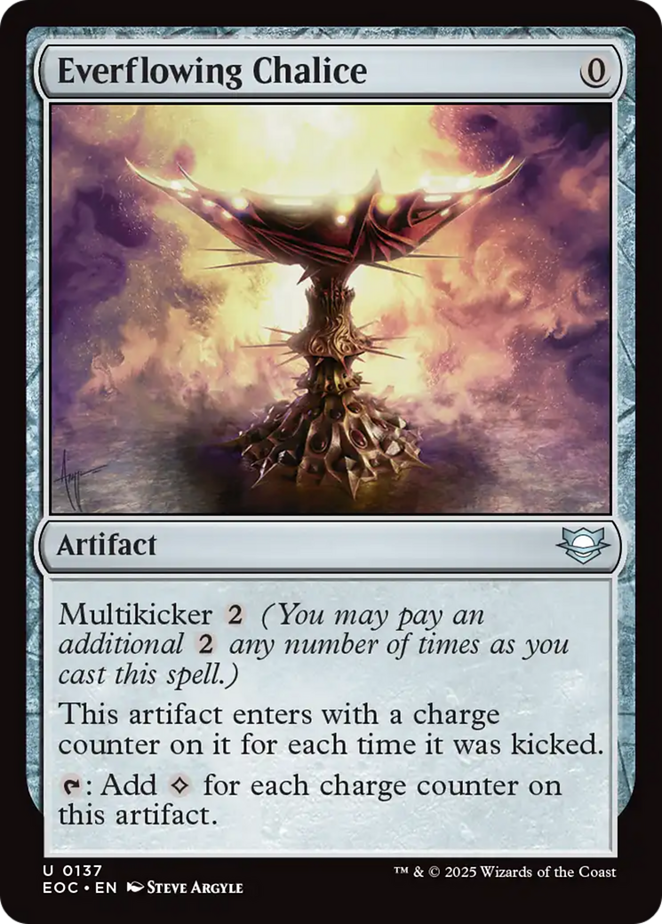 Everflowing Chalice [Edge of Eternities Commander] | Card Citadel