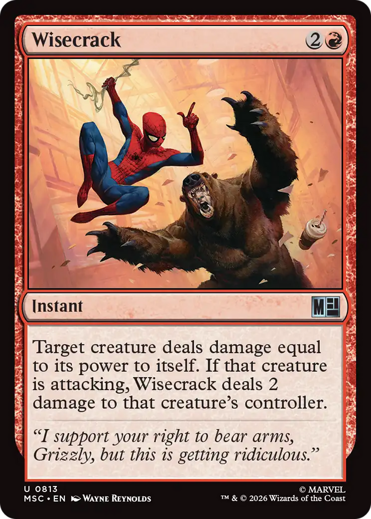 Wisecrack [Marvel Super Heroes Commander] | Card Citadel
