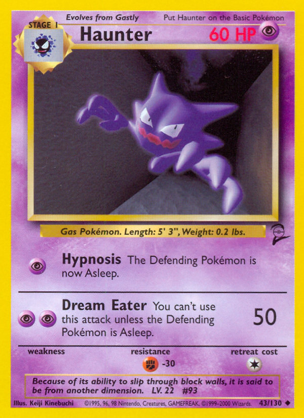 Haunter (43/130) [Base Set 2] | Card Citadel
