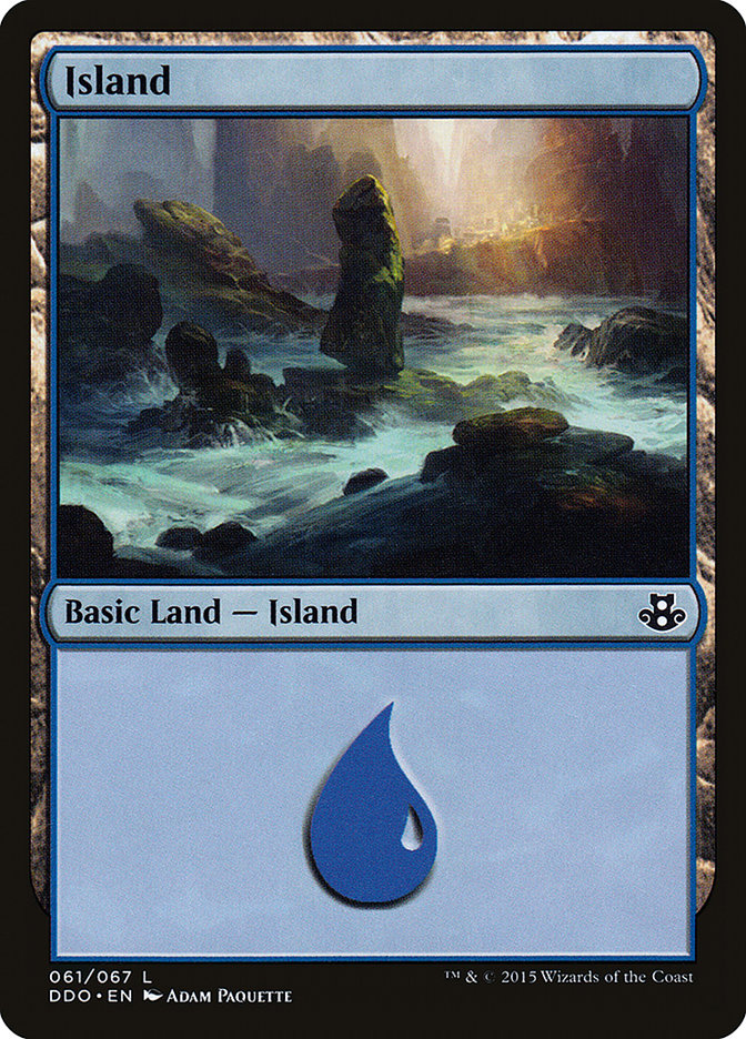 Island (61) [Duel Decks: Elspeth vs. Kiora] | Card Citadel