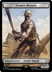 Treasure (0018) // Zombie Mutant Double-Sided Token [Fallout Tokens] | Card Citadel