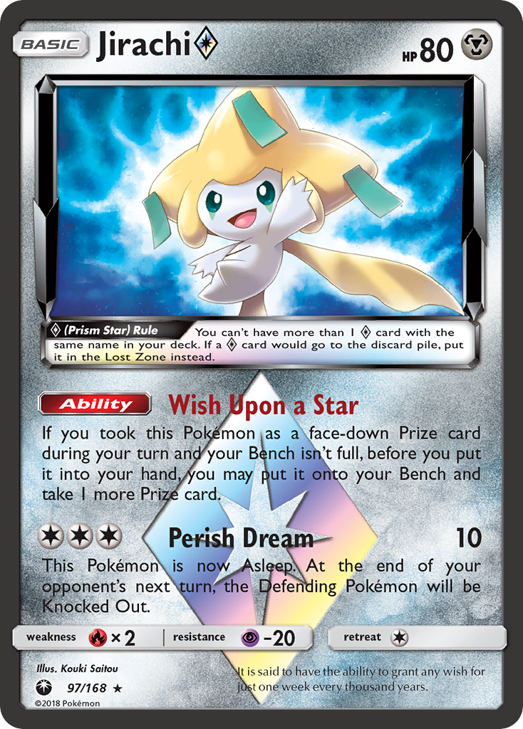 Jirachi (97/168) (Prism Star) [Sun & Moon: Celestial Storm] | Card Citadel