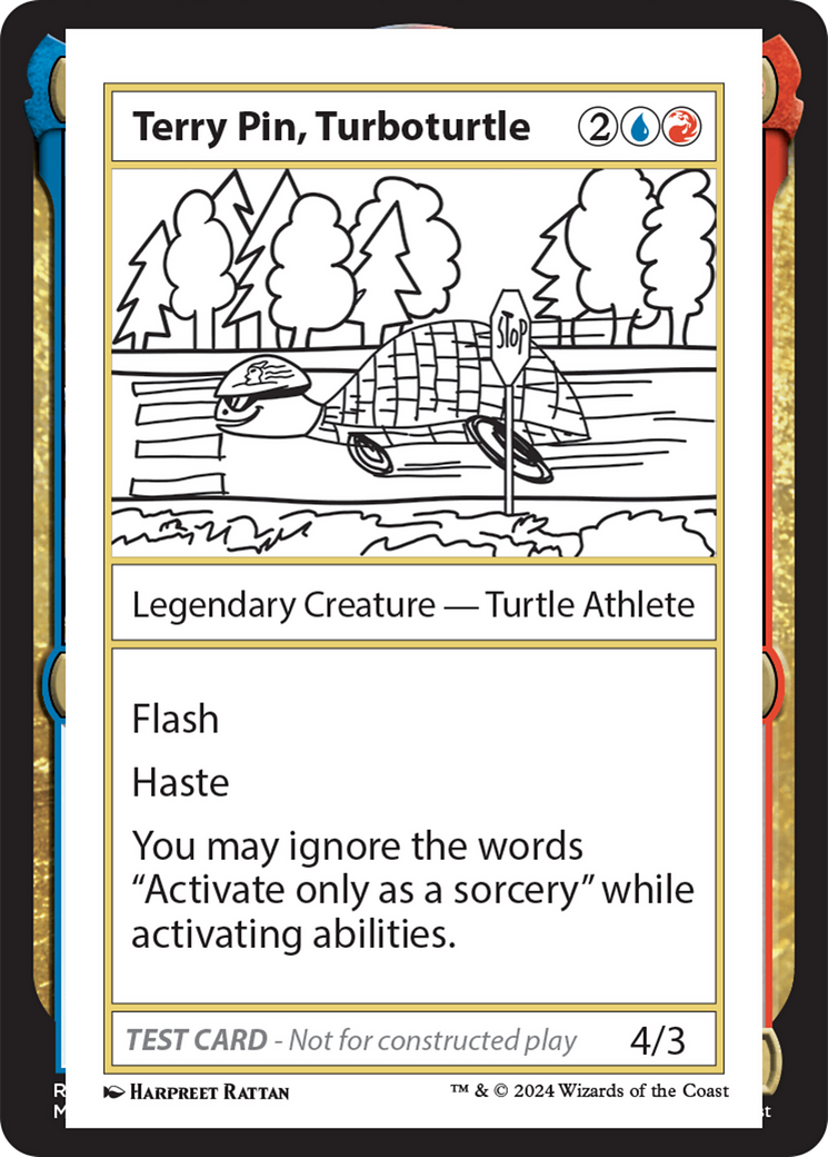 Terry Pin, Turboturtle [Mystery Booster 2 Playtest Cards] | Card Citadel