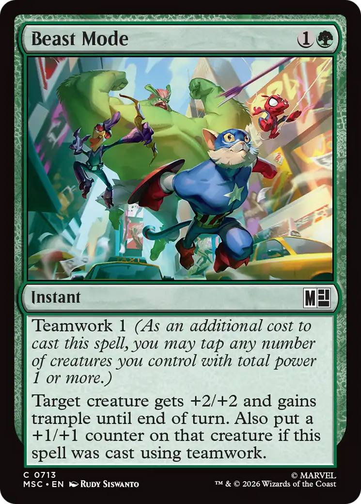 Beast Mode [Marvel Super Heroes Commander] | Card Citadel