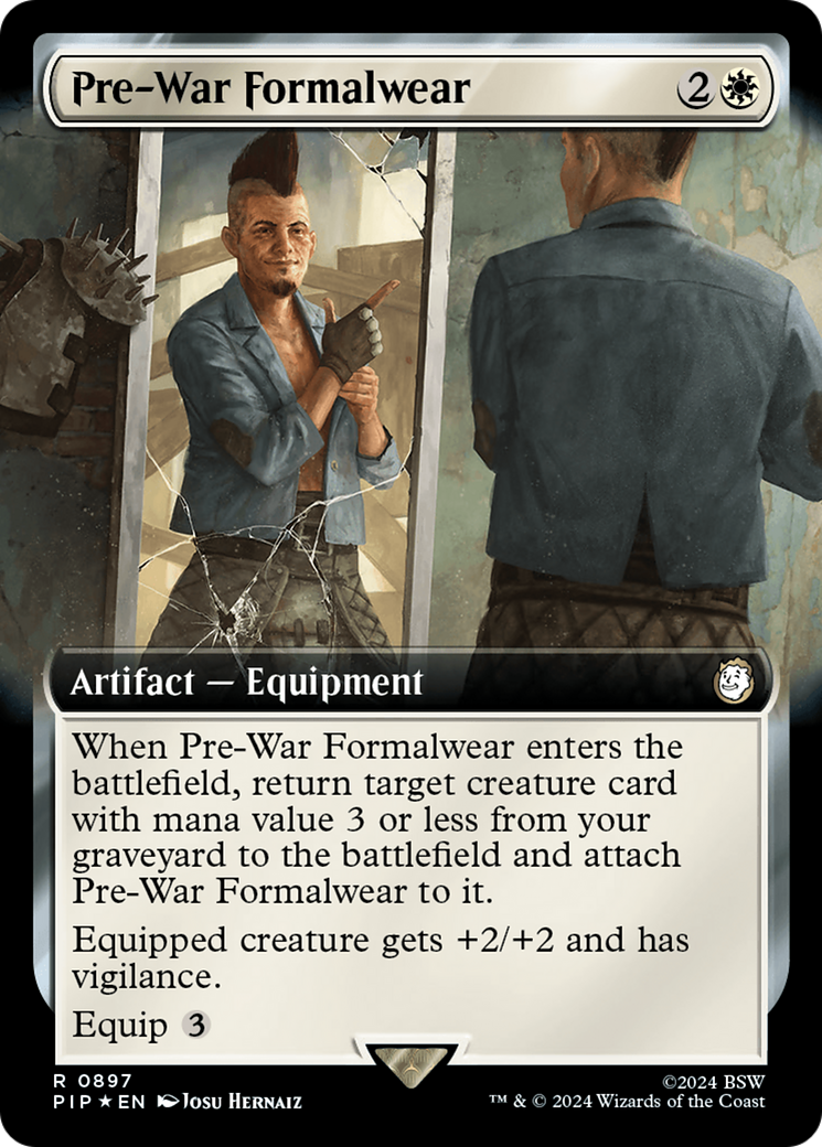 Pre-War Formalwear (Extended Art) (Surge Foil) [Fallout] | Card Citadel