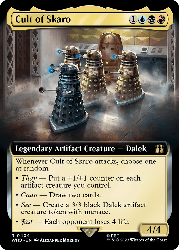 Cult of Skaro (Extended Art) [Doctor Who] | Card Citadel