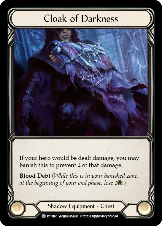 Cloak of Darkness [DTD166] (Dusk Till Dawn)  Cold Foil | Card Citadel