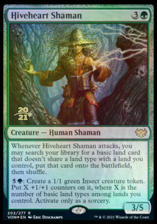 Hiveheart Shaman [Innistrad: Crimson Vow Prerelease Promos] | Card Citadel