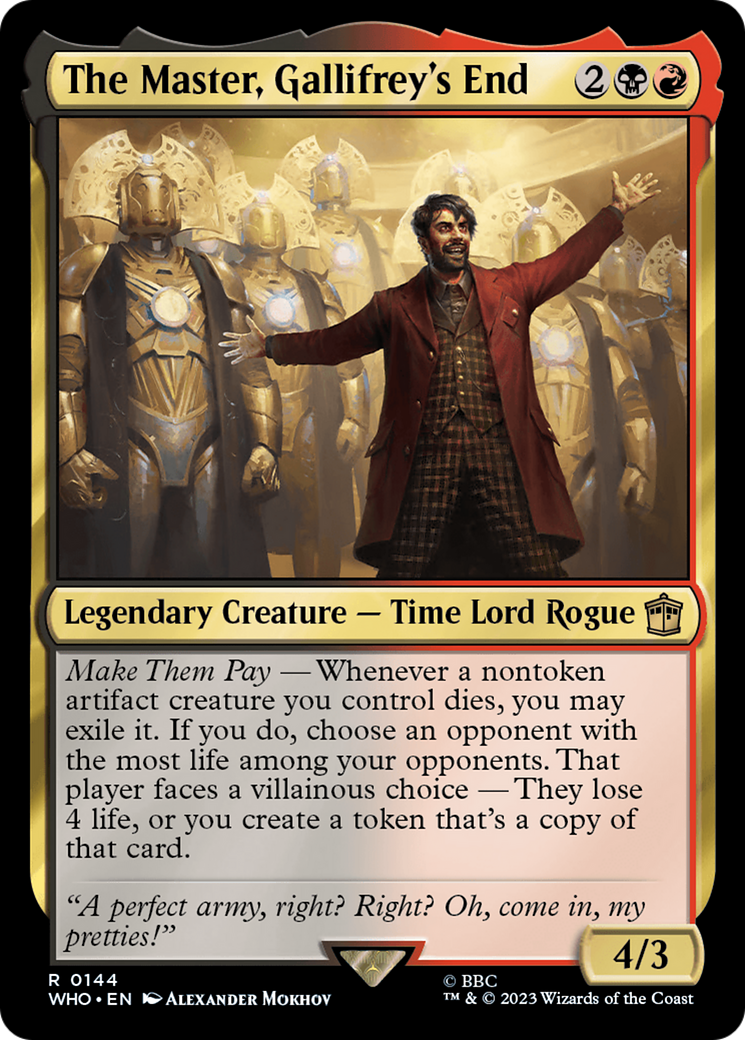 The Master, Gallifrey's End [Doctor Who] | Card Citadel