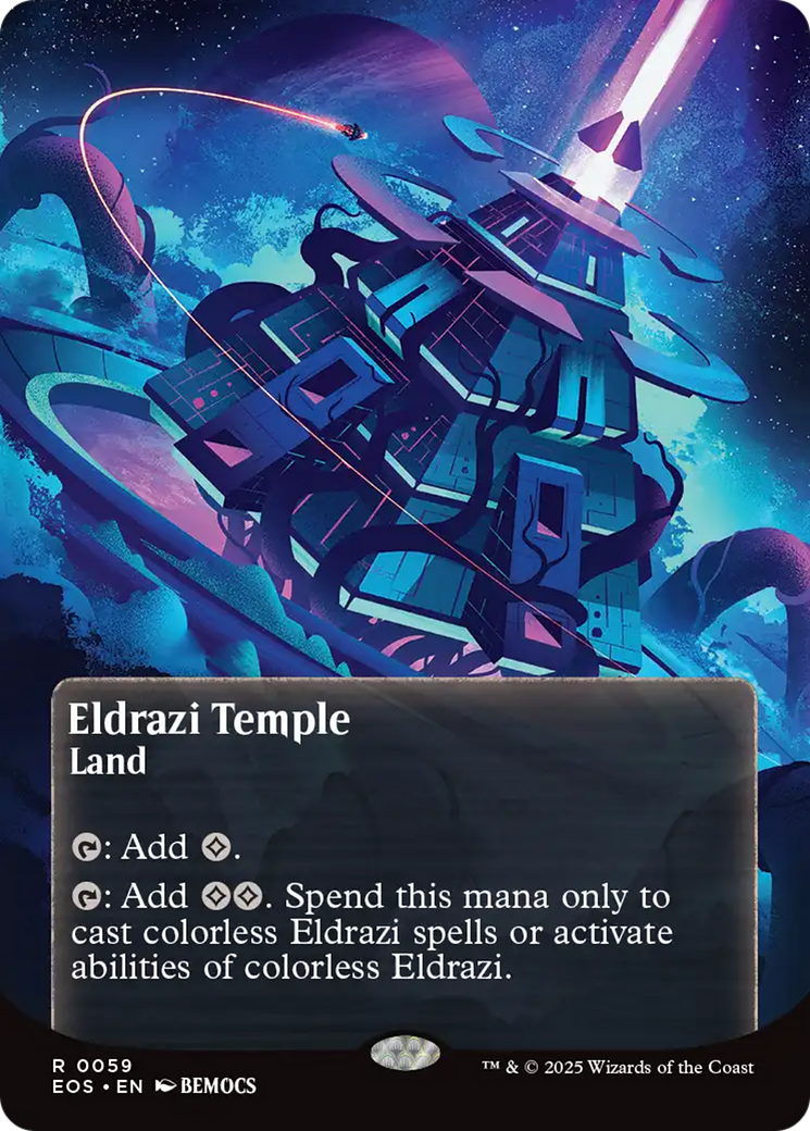 Eldrazi Temple (0059) (Borderless) [Edge of Eternities: Stellar Sights] | Card Citadel