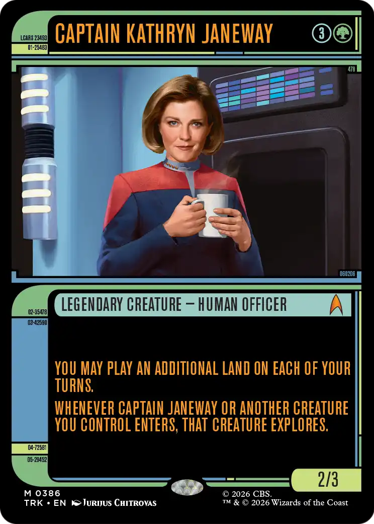 Captain Kathryn Janeway (Showcase) [Star Trek] | Card Citadel