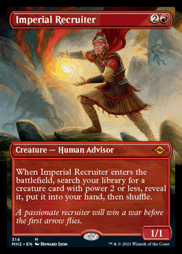 Imperial Recruiter (Borderless Alternate Art) [Modern Horizons 2] | Card Citadel