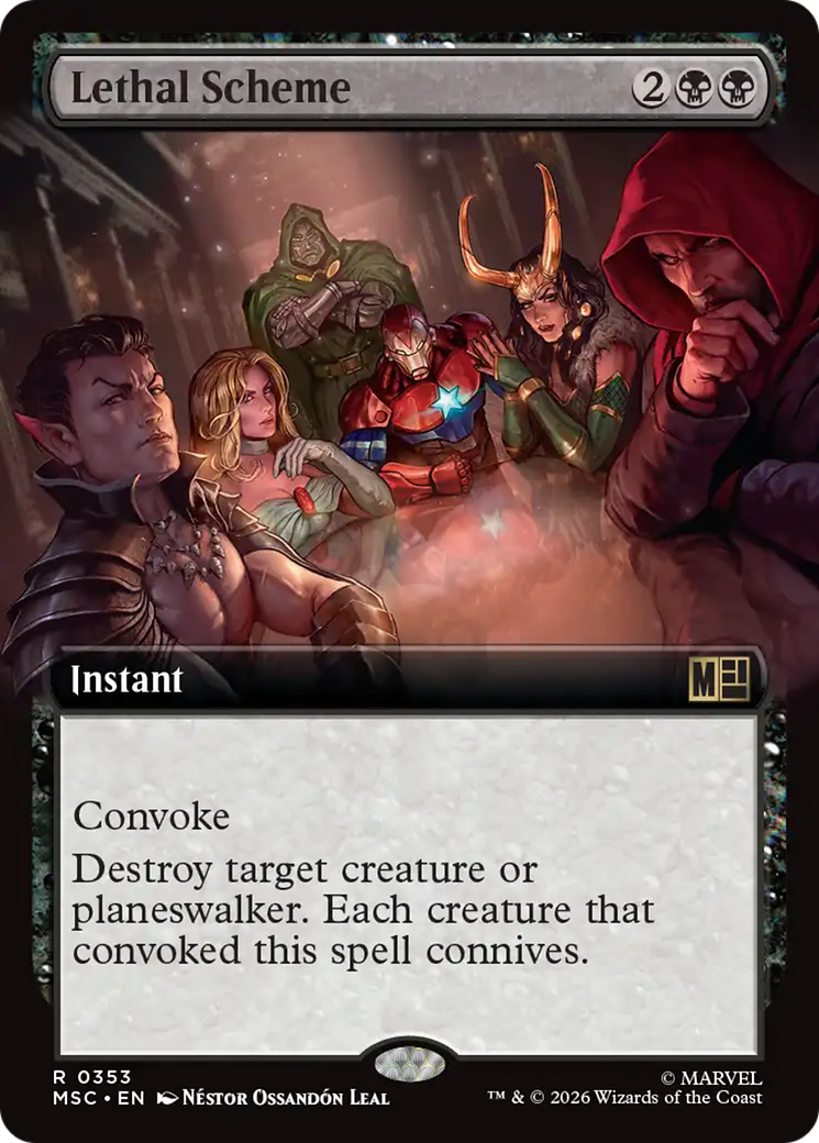 Lethal Scheme (Extended Art) [Marvel Super Heroes Commander] | Card Citadel