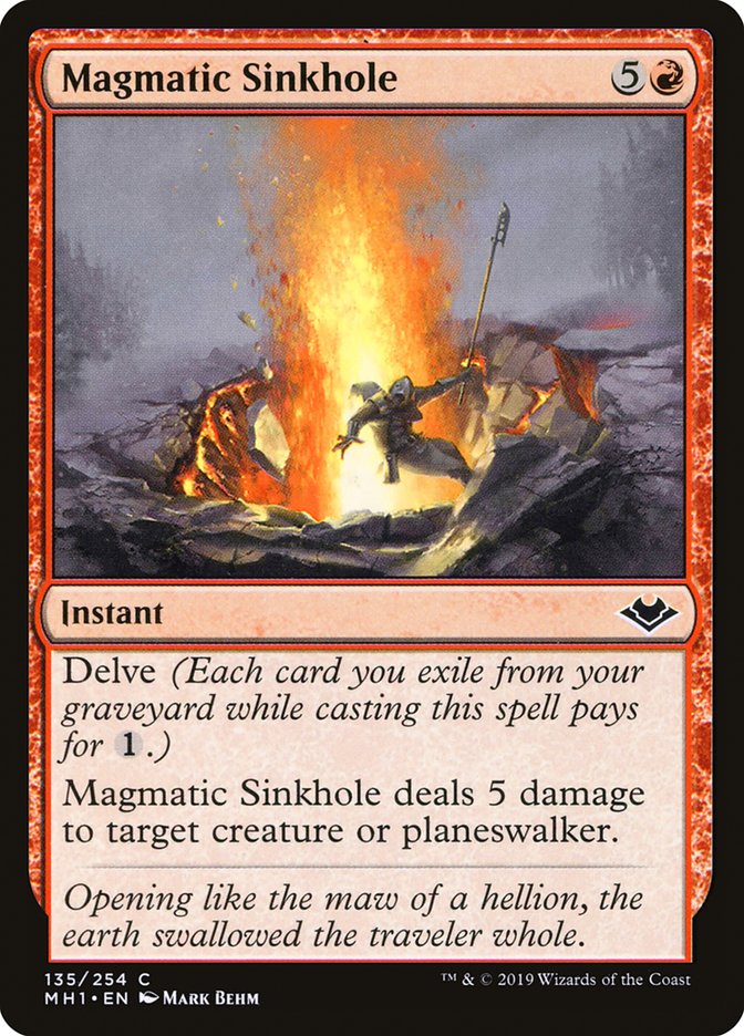 Magmatic Sinkhole [Modern Horizons] | Card Citadel