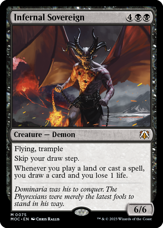 Infernal Sovereign [March of the Machine Commander] | Card Citadel