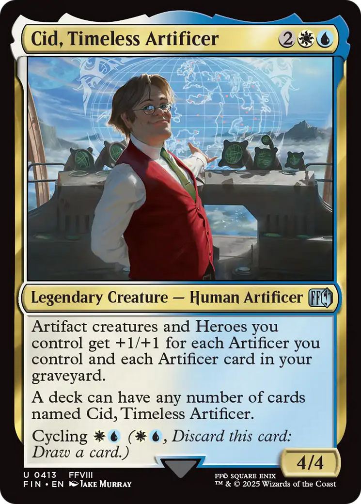 Cid, Timeless Artificer (0413) [FINAL FANTASY] | Card Citadel