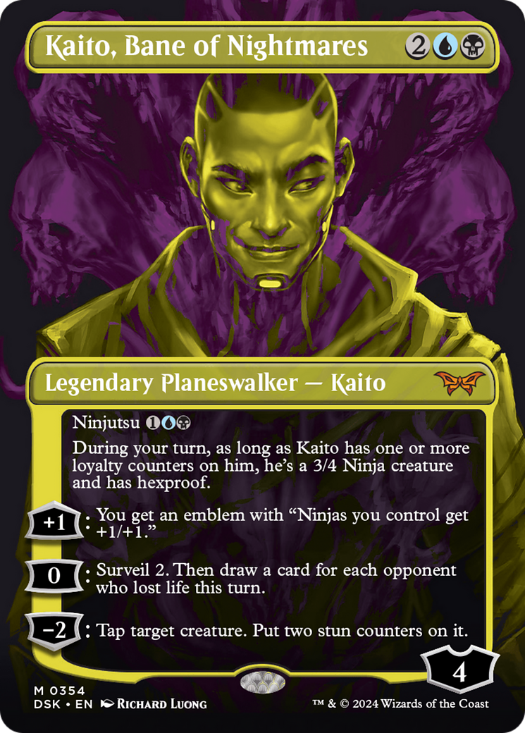 Kaito, Bane of Nightmares (Showcase) [Duskmourn: House of Horror] | Card Citadel