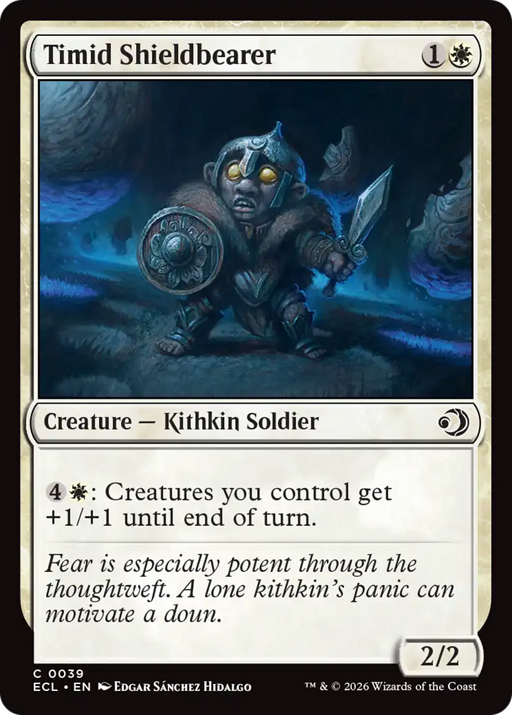 Timid Shieldbearer [Lorwyn Eclipsed] | Card Citadel