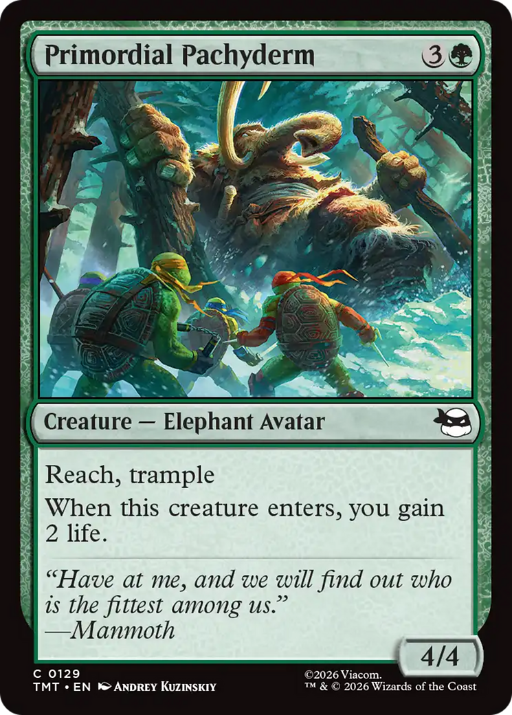 Primordial Pachyderm [Teenage Mutant Ninja Turtles] | Card Citadel