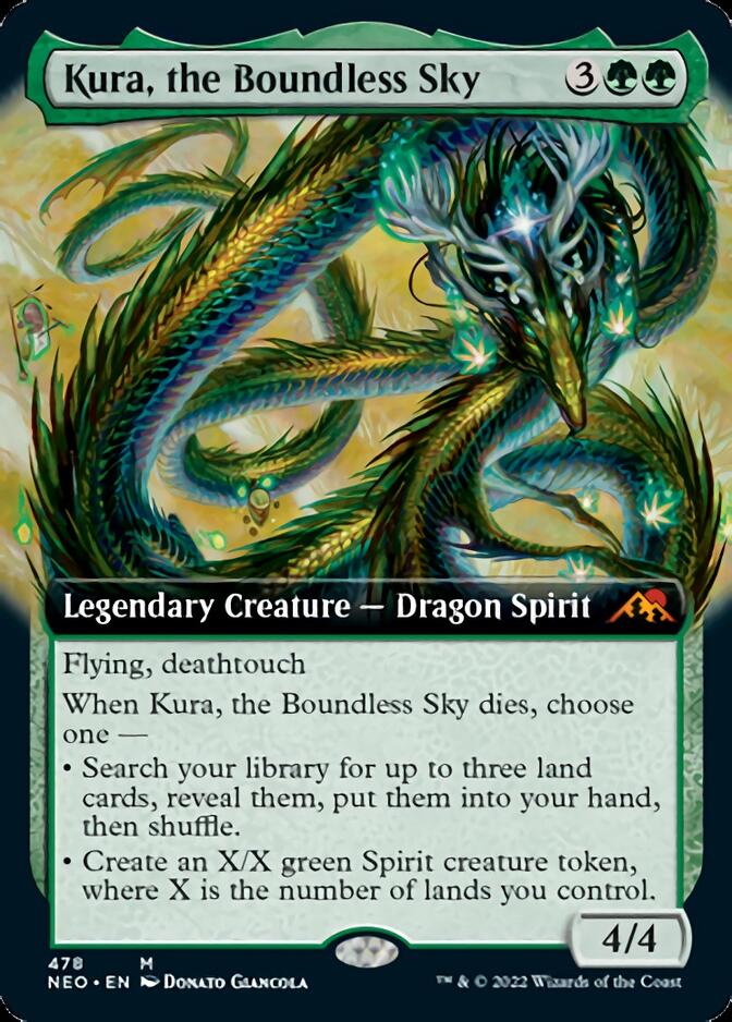 Kura, the Boundless Sky (Extended Art) [Kamigawa: Neon Dynasty] | Card Citadel