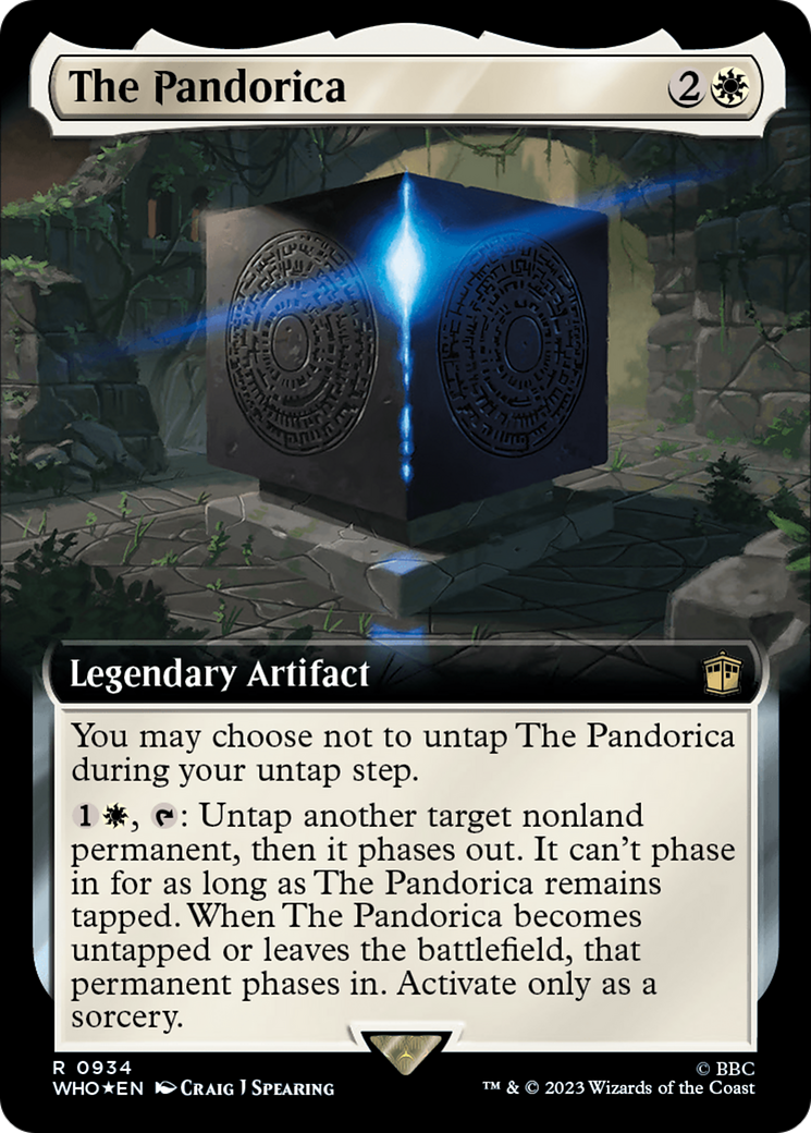 The Pandorica (Extended Art) (Surge Foil) [Doctor Who] | Card Citadel