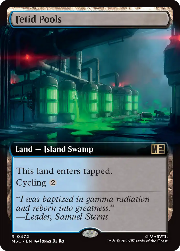 Fetid Pools (Extended Art) [Marvel Super Heroes Commander] | Card Citadel