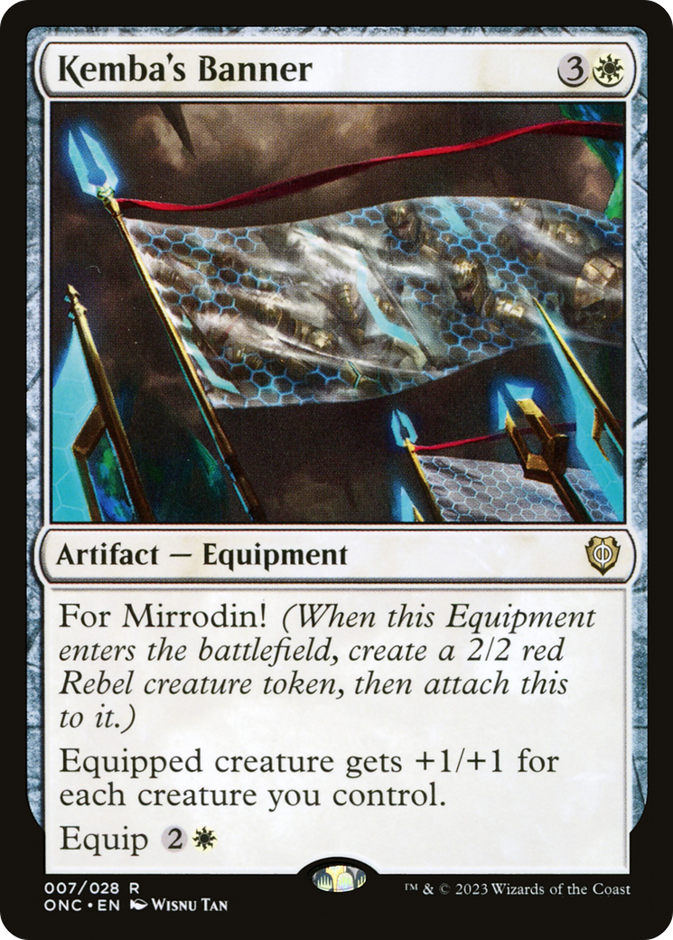 Kemba's Banner [Phyrexia: All Will Be One Commander] | Card Citadel