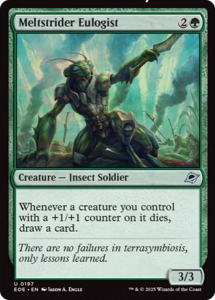 Meltstrider Eulogist [Edge of Eternities] | Card Citadel