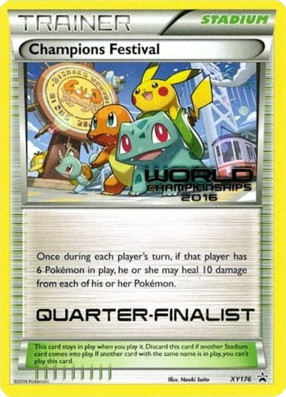 Champions Festival (XY176) (2016 Quarter Finalist) [XY: Black Star Promos] | Card Citadel