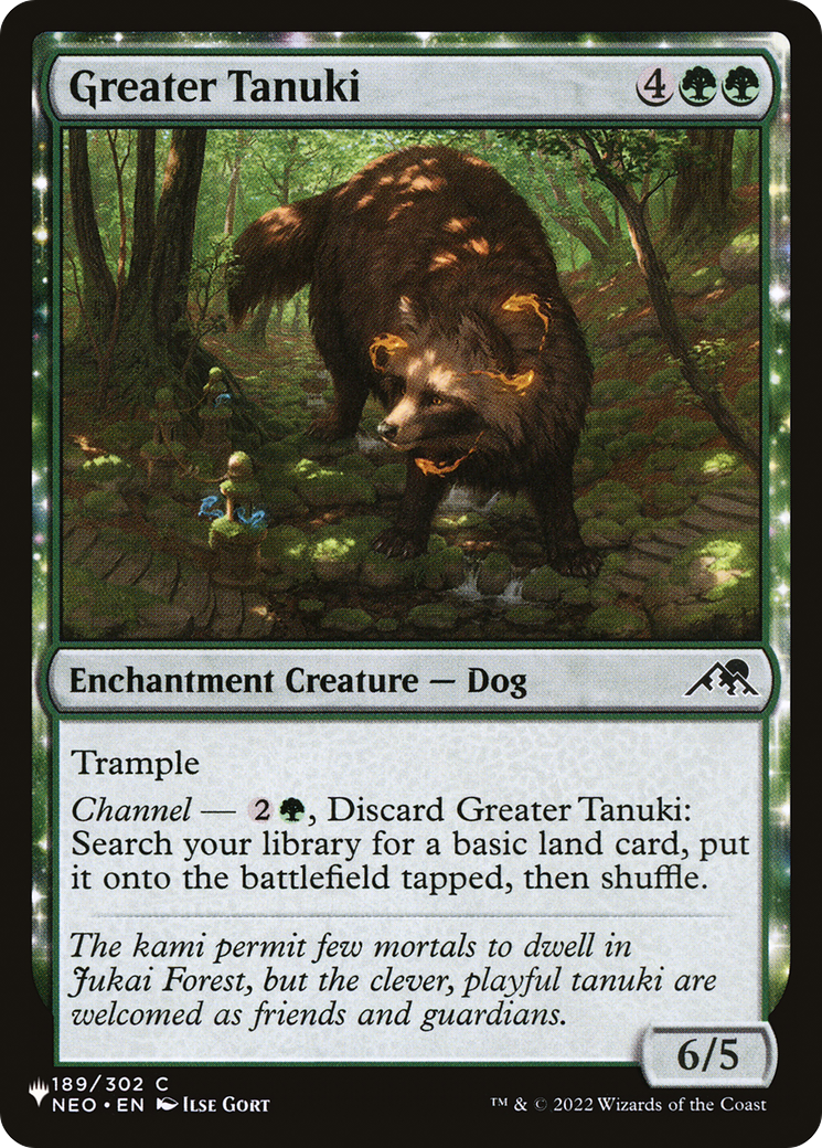 Greater Tanuki [The List] | Card Citadel