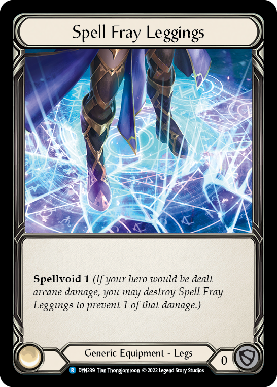 Spell Fray Leggings [DYN239] (Dynasty)  Rainbow Foil | Card Citadel